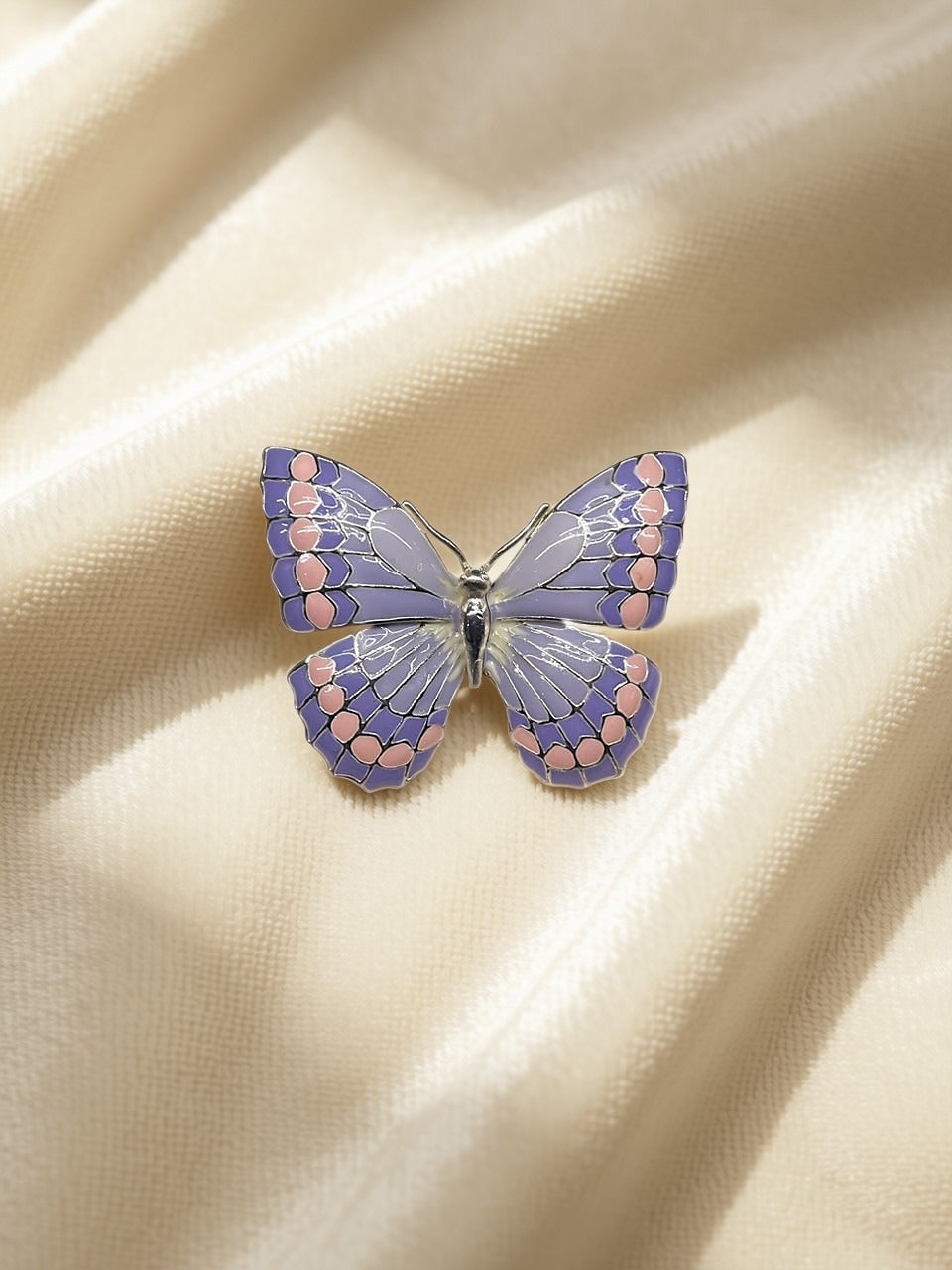 Purple Butterfly Brooch