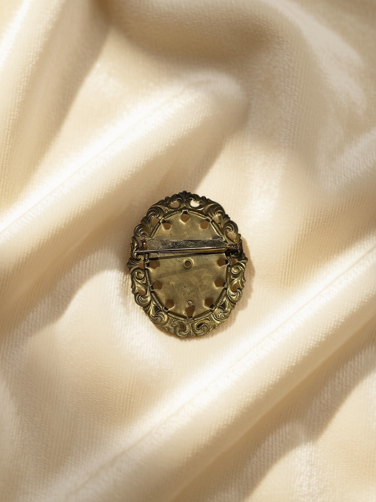 Blue Painted Lady Brooch