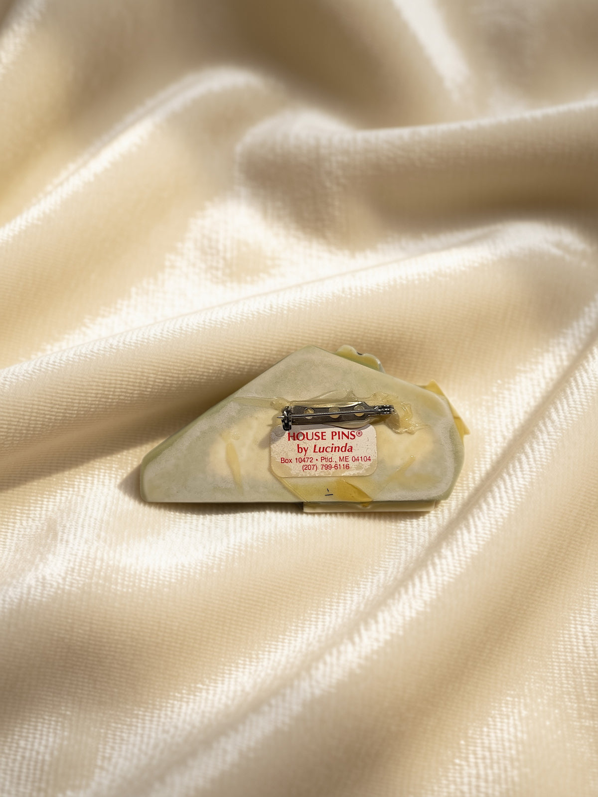 Houses in a Prairie Brooch