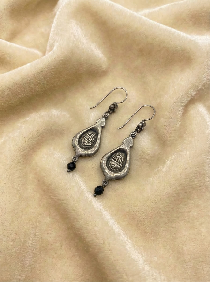 Vintage Ben Amun Cameo Earrings