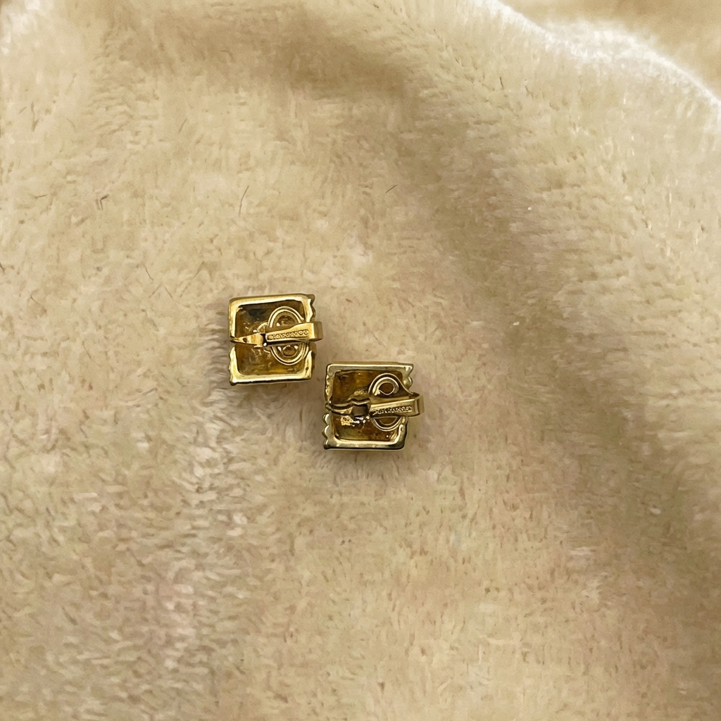 Vintage Gold Tone Nina Ricci Earrings