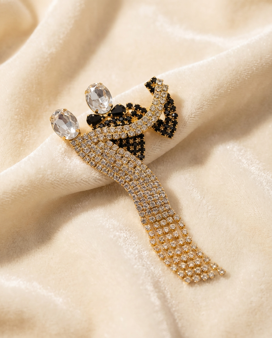 Vintage Butler Wilson Dancers Brooch