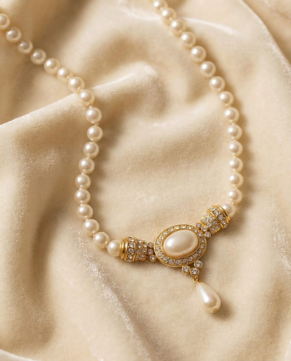 Caravel Pearl Necklace