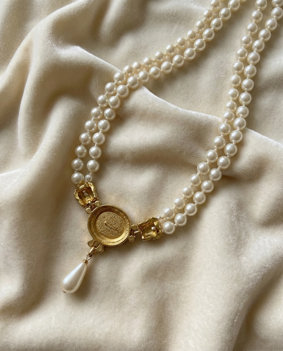Caravel Pearl Necklace