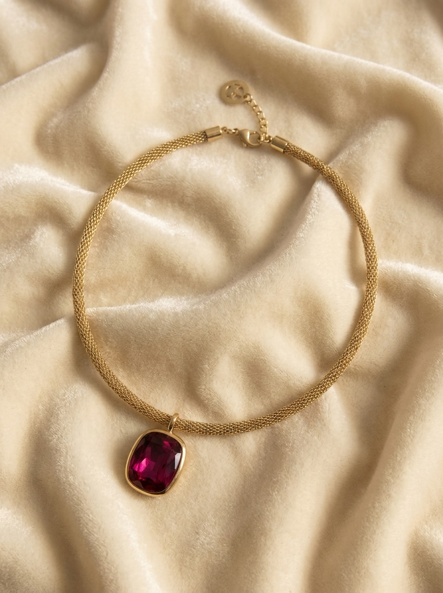 Vintage Amethyst Collar Choker necklace