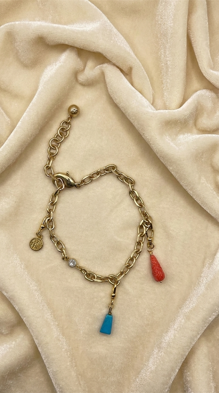 Vintage Lulu Frost charm bracelet