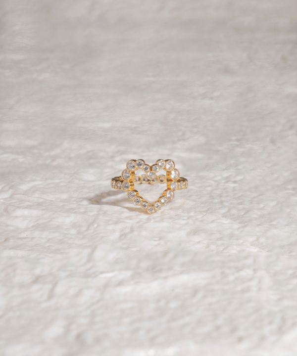Heart bubble ring