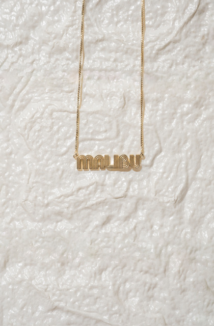 Retro Lines Malibu Necklace